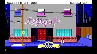 Leisure Suit Larry PCDOS 1987 Sierra OnLine AGI EGA [upl. by Lemraj]