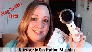 Ultrasonic Fat Cavitation Machine How To Use Tips [upl. by Plunkett]