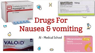 Drugs for Nausea amp Vomiting  Antiemetics  Pharmacology  Nausea amp Vomiting Treatment [upl. by Burnham]