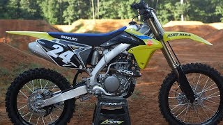 2018 Suzuki RMZ250  Dirt Bike Magazine [upl. by Fulks]