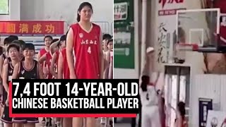 7 5quot Chinese 14YearOld Zhang Ziyu Is Unstoppable on the Basketball Court  Cobrapost [upl. by Aggappora]