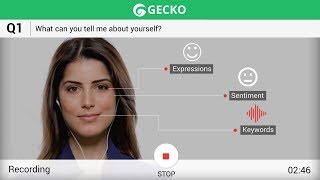 Gecko The Leading AIbased Video Interview Bot [upl. by Anedal]