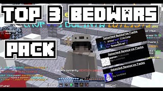 【Bedwars】Top 3 私心床戰材質包✨一邊神疊一邊介紹💥 Best Packs For Bedwars 2021 189 FPS BOOST [upl. by Nareht]