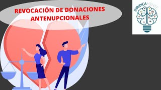 REVOCACIÓN DE DONACIONES ANTENUPCIALES [upl. by Eronaele]