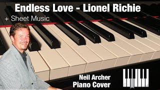 Endless Love  Lionel Richie amp Diana Ross  Piano Cover  Sheet Music [upl. by Bovill]