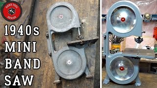 1940s Mini Band Saw Restoration [upl. by Born866]