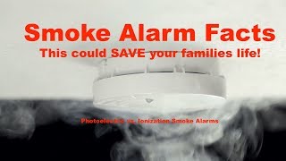 Smoke Alarm Facts quotIonization vs Photoelectricquot [upl. by Aynotel]