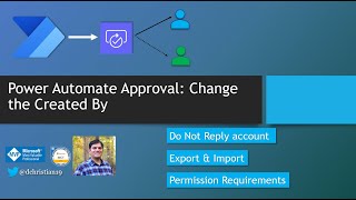 Power Automate Approval Change the Created By [upl. by Cerelly]