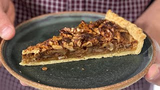 TARTE AUX NOIX FACILE AVEC PATE A TARTE MAISON [upl. by Nivle]