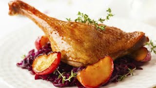 Recette cuisse de canard au four [upl. by Ecnerrat]