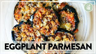 Easy Baked Eggplant Parmesan [upl. by Ytsirhc]