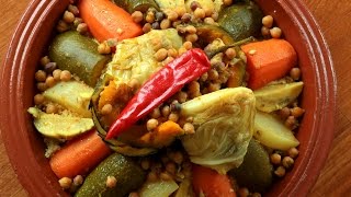 Couscous with Seven Vegetables  كسكس سبع خضار  CookingWithAlia  Episode 423 [upl. by Seravart]