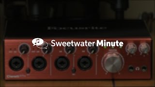 Focusrite Clarett 4Pre Audio Interface Review by Sweetwater [upl. by Caro]