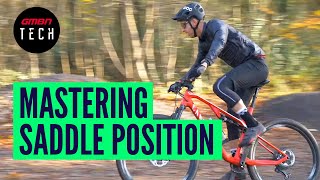 Everything You Need To Know About MTB Saddle Position  GMBN Guide To Bike Setup [upl. by Bertle]