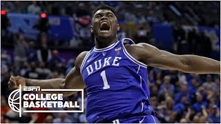 Zion Williamson scores 31 in Dukes win vs North Carolina  College Basketball Highlights [upl. by Vidovik]