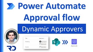 Dynamic Approvers amp log history with Power Automate Approvals [upl. by Aleiram]