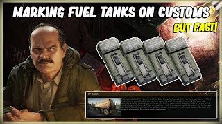 HOW TO MARK FUEL TANKS ON CUSTOMS  EFT ESCAPE FROM TARKOV  PRAPOR BP DEPOT TASK QUEST PATCH 1211 [upl. by Klinger]