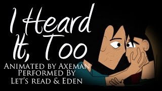 I Heard It Too  A Horror Short Animation by Axeman Cartoons featuring Lets Read [upl. by Yorgerg]