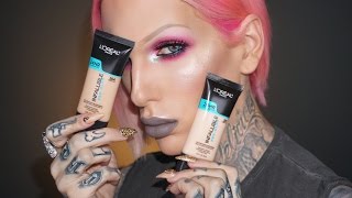 L’Oreal ProGlow Foundation First Impressions  Jeffree Star [upl. by Gnaw257]