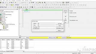 xfer070 block transfer instruction in omron plc cj2m with cx programmer software [upl. by Hsur]