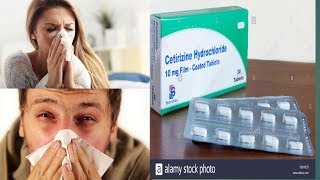 Cetirizine hydroclhoride 10mg tablets uses and side effects [upl. by Adnarram]