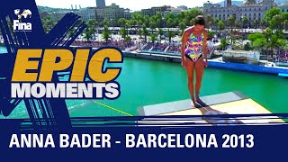 Anna Baders INCREDIBLE 20m Final Performance at FINABarcelona2013  High Diving [upl. by Noyr]