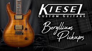 Kiesel Guitars  Beryllium Pickups Demo [upl. by Turpin]