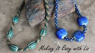 BEADED KUMIHIMOHow To Add Focal Beads ADVANCED [upl. by Kruger930]