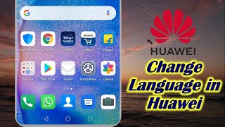 How to Change Language in Huawei [upl. by Alcine]