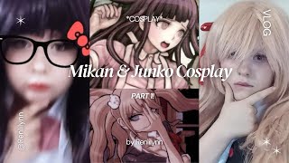 Mikan amp Junko Cosplay Mini vlog PART 1 [upl. by Anjela]