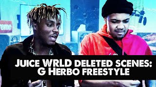 Juice WRLD Deleted Scenes Unseen freestyle with G Herbo [upl. by Mcbride]