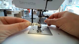 How to use Bernette b35 Needle Theader [upl. by Starks]