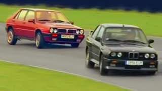 Lancia Delta Integrale v BMW M3 E30  Fifth Gear [upl. by Adlig860]