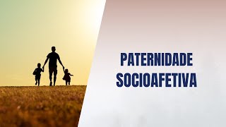 Paternidade socioafetiva [upl. by Ahsemed]