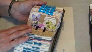 Mixed Media Rolodex Cards How to Decorate [upl. by Lonny]