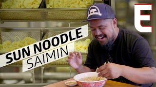 How Sun Noodles Saimin Became Hawaiis Favorite Noodle — Cooking in America [upl. by Aneetsirk]