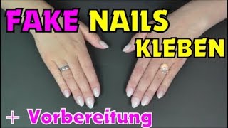 Fake Nails Selber Machen [upl. by Toffic]