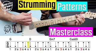 Everything You Need To Know About Strumming Patterns Beginners Masterclass [upl. by Annairt]