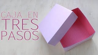 Caja de cartón en tres pasos │Candy Bu [upl. by Helmer]