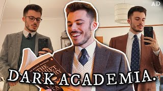 i tried the dark academia aesthetic for a week fashion books music and activities [upl. by Aloisia]