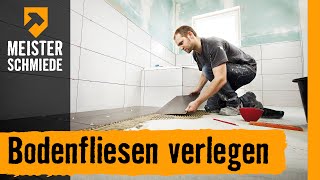 Bodenfliesen verlegen  HORNBACH Meisterschmiede [upl. by Yeldarb387]