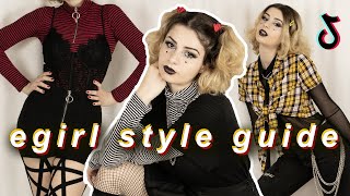 How to Dress Like a TikTok Egirl  Aesthetic Internet Style Guide [upl. by Bentlee]