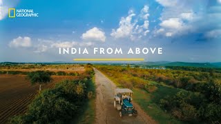 India from Above  National Geographic [upl. by Enirroc]