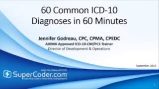 60 Common ICD10 Diagnoses in 60 Minutes [upl. by Aivat779]