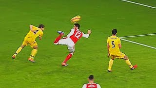 TOP 10 SCORPION KICK GOALS IN FOOTBALL⚽⚽ [upl. by Ggerg]