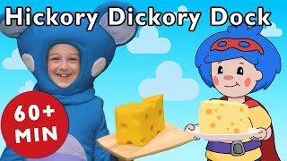 Hickory Dickory Dock  More  Nursery Rhymes from Mother Goose Club [upl. by Griggs]