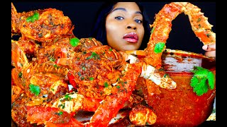 KING CRAB SEAFOOD BOIL MUKBANG  SEAFOOD  MUKBANG  DESHELLED LOBSTER  SEAFOOD BOIL  ASMR EATING [upl. by Yenruoc]