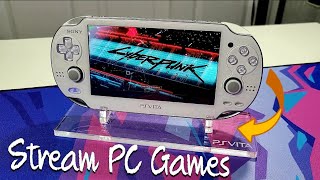 PS Vita Hacks Stream Your PC Games On Your Vita Moon Light Homebrew Nvidia Game Stream Client 2021 [upl. by Nonnad723]