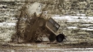 A10 Warthogs Target Practice On Humvees • Slow Mo Hits [upl. by Lussier]