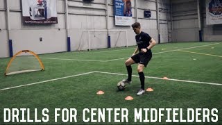 Training Drills For Central Midfielders  The Essentials To Playing Central Midfield [upl. by Rebor]